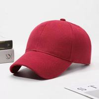 Gorra de Béisbol Personalizada al por Mayor, Azul Brillante, Lisa, con Logotipo Bordado, de Sarga de Algodón Ajustable, para Deportes al Aire Libre