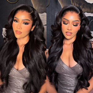 Nouvelle Perruque en Cheveux Humains Vierges Remy Lagos Hairline, Ondulation Naturelle, Couleur Naturelle, Vente en Gros, Perruque Frontale Complète 13x4 en Dentelle HD, Ligne de Cheveux Basse - Product Image 2