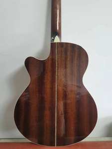 Guitare classique Noble avec EQ Pick up Factory Hollow Guitar Bod Instruments de guitare électrique personnalisés Musical Ispan - Product Image 3