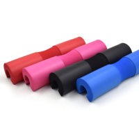 Coussin de protection antidérapant en mousse personnalisé avec logo pour haltères, squats, soulevés de hanche, haltérophilie, soulagement du cou et des épaules AOLEI