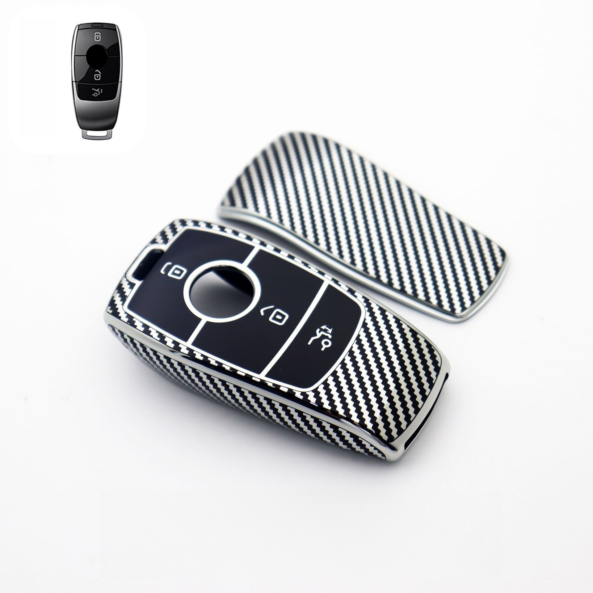 Modelo B Plata (3 Botones)
