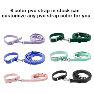 Collar y Correa Personalizados para Mascotas, Ajustables, con Hebilla Metálica, Silicona Impermeable, PVC, para Perros y Gatos, con Dijes de Diferentes Estilos - Product Image 3