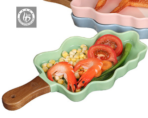 Piatti Moderni <span class=keywords><strong>per</strong></span> Feste a Forma di Albero di Natale, Vassoio Divisorio <span class=keywords><strong>per</strong></span> Snack e Salse in Porcellana Ecologica Verde, Blu e Rosa - Product Image 5