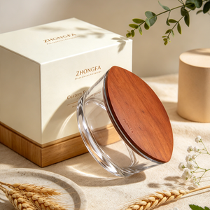 Couvercle rond en bois de frêne noir sur mesure, tourné, pour pots et tasses à bougies en verre, anti-déversement, design compact et intelligent - Product Image 2
