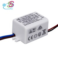 Driver LED Lampu Sorot & Lampu Jalan Tahan Air Output DC 4W 130mA 180mA 270mA 300mA Arus Konstan dengan Casing Plastik
