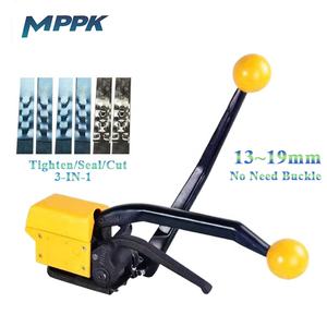 Flejadora de paquetes de madera de mano semiautomática para cortador de alambre de Metal, herramienta de maquinaria de flejado de acero portátil neumática - Product Image 2