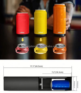 Broyeur de canettes automatique portable à moteur unique pour recyclage domestique de canettes de bière, de soda, de bouteilles en plastique et de canettes en aluminium – Facile à utiliser - Product Image 3