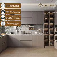 Lemari Dapur Minimalis Modern Full Aluminium dengan Panel Sarang Lebah untuk Penyimpanan Dapur Rumah