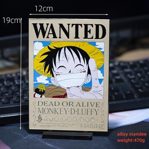 2025 nuevo juego de Anime 1 pieza Luff <span class=keywords><strong>DB</strong></span> Metal Standee aleación artesanal para decoraciones de escritorio - Product Image 2