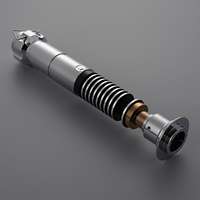 Sabre laser Nexussabers EP6 Luke Skywalker, accessoires à double poignée, sabre laser LED RGB, balancement fluide, bâton lumineux clignotant, jouet pour cosplay et fête