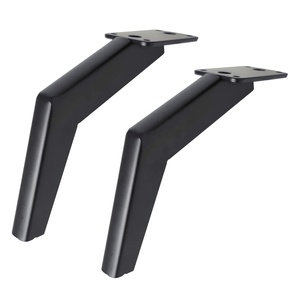 Furniture <strong>Legs</strong> Black Modern Luxury Chrome Side Bedside Bench Feet Console Steel Metal Furniture Bed <strong>Sofa</strong> Cabinet <strong>Legs</strong> <strong>for</strong> <strong>Sofa</strong> - Product Image 1