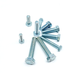 Gi Hex Bolt Ms แรงดึง1/4-20สลักเกลียว7/16-14 3 4X เกรด8 Jis หกเหลี่ยม Fit แตะชุด Hexhead Nut Hdg 7.5นิ้ว5 3/4 Astm