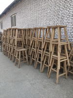 Tabourets de salon antiques chinois Vintage tabourets de pied de bar en bois d'orme recyclés rustiques récupérés
