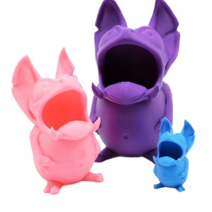 3D Printed Animal Shape <b>Vases</b> In Pink Purple Blue ABS Material For Home Decor - Product Image 1