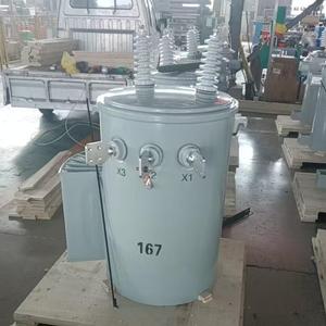 Transformador de Potencia Monofásico de 25 kVA, Entrada 220V/240V, Salida 440V/11KV, Diseño de Columna sobre Cilindro, Material de Aluminio y Cobre, 50 Hz - Product Image 2