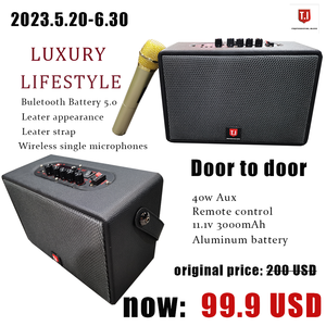 2023 nuevo módulo de diseño altavoces de estilo de vida de lujo 5,0 apariencia de cuero LX-mini altavoces de sonido para el hogar - Product Image 2