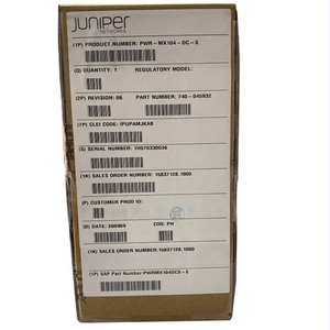 Juniper Router <span class=keywords><strong>MX104</strong></span> DC fuente de alimentación PWR-<span class=keywords><strong>MX104</strong></span>-DC-S - Product Image 3