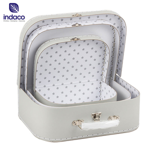 Creative Design Custom Size Rigid Paper <b>Cardboard</b> Baby Clothes Packaging Suitcase Handle Gift <b>Box</b> - Product Image 6