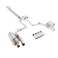 Tuyau d'échappement personnalisé OEM pour Porsche Cayman//987/981/718/GT2/GT3//RS/970/971/976 Série Acier inoxydable 304/Titane