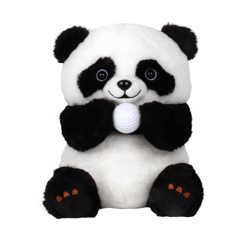 Animal Zoo Panda Plush Golf Headcovers Driver Fairway Wood Golf Animal Head Covers Golf Gifts Head Cover for Animal Lovers