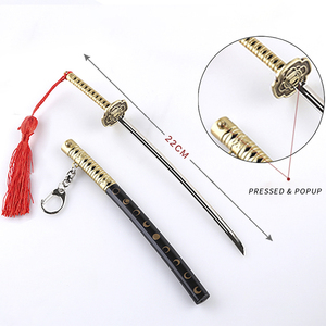 Nouveau style en alliage de métal Katana jouet épées Mikazuki Munechikas-Toukens <span class=keywords><strong>Ranbu</strong></span> presse en ligne pour éjecter l'épée pour cadeau - Product Image 2