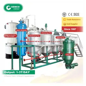 2023 top Seller Small Palm Edible Groundnut Mini Oil Refinery Machine for Refining Processing Crude Sunflower Oil