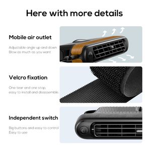 Ventilateur de siège arrière universel Pluska CF04 pour voiture, prise USB, ventilateur de siège arrière pour appuie-tête, accessoires de véhicule - Product Image 5