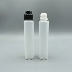 Esponja de plástico macio com tampa, esponja de 1oz/30ml/15mm, peça vazia para grafite, garrafa de bingo/filha