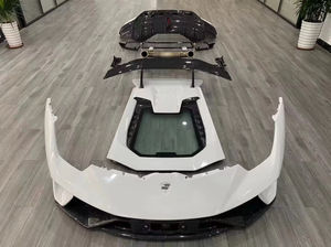 Pare-chocs avant et arrière en fibre de carbone style LP640, ailerons arrière, vente directe d'usine pour LP580 LP610 - Product Image 2