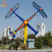 Atracción Kamikaze Bola Giratoria de 360 Grados, Doble Brazo, Ranger Meteor Hammer Sky Flyer, Atracciones de Parque en Venta
