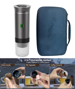 Máy pha cà phê Espresso di động 12V dùng cho du lịch, sạc USB-C, tự làm nóng, máy pha cà phê Espresso bằng viên nang điện USB, 20Bar, máy pha cà phê mini - Product Image 6