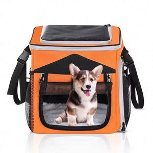 Free Sample Outdoor Travel <b>Bike</b> Sports Cat <b>Dog</b> Carrier Case Bicycle Front <b>Dog</b> Bag <b>Basket</b> Bicycle Pet Carrier <b>with</b> Rain Cover - Product Image 4