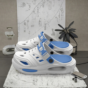 Deran OEM <span class=keywords><strong>Sabots</strong></span> montants pour hommes, plateforme d'été, sandales de plage perforées tendance pour intérieur et extérieur, pantoufles de <span class=keywords><strong>jardin</strong></span> Baotou décontractées - Product Image 3