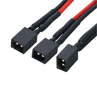 Câble de contrôle de vol UAV en silicone extra souple A30-F, faisceau de câblage à terminaux 2P, câbles de batterie pour modèles d'aviation 22AWG