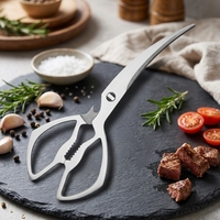 Ciseaux de barbecue en acier inoxydable, écologiques, nouveau design, pour la cuisine à domicile
