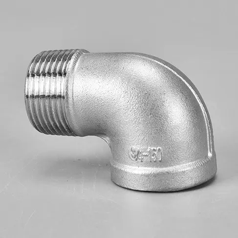 0.5 inch SS304 150lb dễ uốn đúc thép không gỉ đường phố khuỷu tay MF BSP ống nước phụ kiện đường ống khớp nối