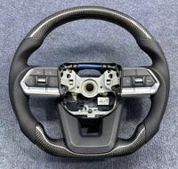 Volant en bois et fibre de carbone Toyota pour Toyota Mark X Chr 79 Series Hilux Vigo Hiace Prius Celica Rav 4 Innova