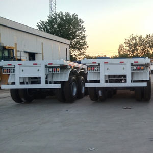Semirremolque de Plataforma Plana de 2/3/4 Ejes de Gran Capacidad de Carga para Transporte de Contenedores - Product Image 6