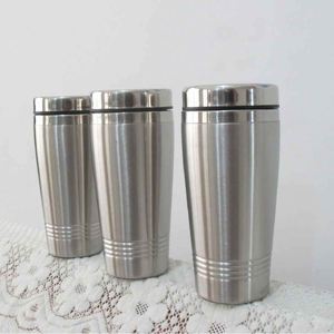 Stainless Steel Tumbler <b>Double</b> <b>Wall</b> Vacuum Insulated Travel Mug With Lid Minimalist Design 12-24 Hours Thermal Retention - Product Image 4