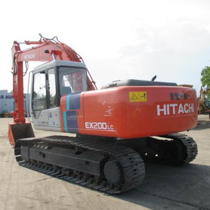 Excavadora de cadenas Hitachi EX200 usada de 18.8 toneladas, alta eficiencia, original japonesa, en venta en el puerto de Shanghái - Product Image 1