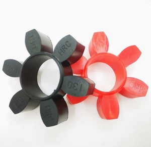 Hrc <span class=keywords><strong>130</strong></span>/150/180/280 Koppeling Kussen Wiel Hexagonaal Elastomeer Rubber Polyurethaan Schokblok Oem Stijve Schijfstructuur - Product Image 5