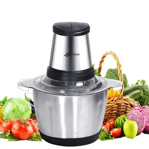 meat grinders automatic, 4l steel blender mincer food processor household stainless professional electric machine/
