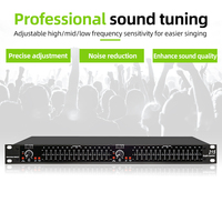Processeur audio numérique professionnel RAYHAYES R-215, mixeur audio, égaliseur, signal audio numérique