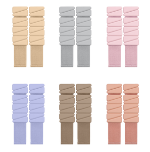 Kit d'haltères en silicone pour poignet et <span class=keywords><strong>cheville</strong></span> avec logo personnalisé accessoires de gymnastique bande de résistance en tissu de yoga haltères Pilates - Product Image 3