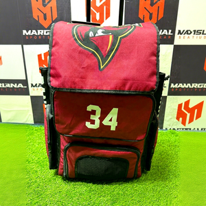 Sac de sport à roulettes haute capacité et léger pour baseball, personnalisé avec doublure en polyester sublimé, idéal pour le softball et le baseball, sac d'école pour les matchs - Product Image 1