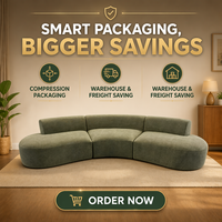 Großhandel Ein-/Zwei-/Dreisitzer Chenille Getuftetes Komprimiertes Sofa aus China Modernes Design für Apartments und Hotels