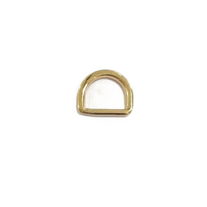 Anneau en D en alliage de zinc, diamètre intérieur 10 mm, coins arrondis, pour sacs, articles en cuir, accessoires de quincaillerie - Product Image 3