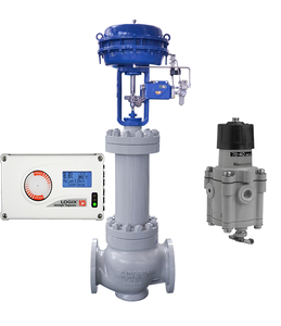 Stock Valve Positioner Pneumatic Control Valve Ball Valve Flowserve LOGIX 520MD OEM with 78-40 <b>Air</b> Filter <b>Regulator</b> - Product Image 2