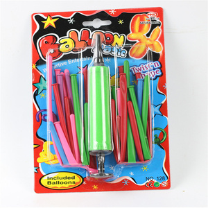 Ballons à tordre avec pompe manuelle - Pompe à double <span class=keywords><strong>action</strong></span> pour sculpter des animaux en ballons, décoration de fête de mariage et d'<span class=keywords><strong>anniversaire</strong></span>, ballons longs - Product Image 3