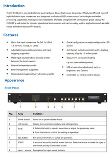 Processore Video Novastar CMS130 CMS260 All-in-One per Schermi LED e Display - Product Image 3